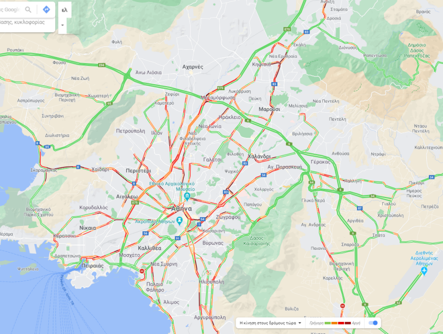 Κίνηση στους δρόμους - Lockdown: Πού έχει μποτιλιάρισμα τώρα 
