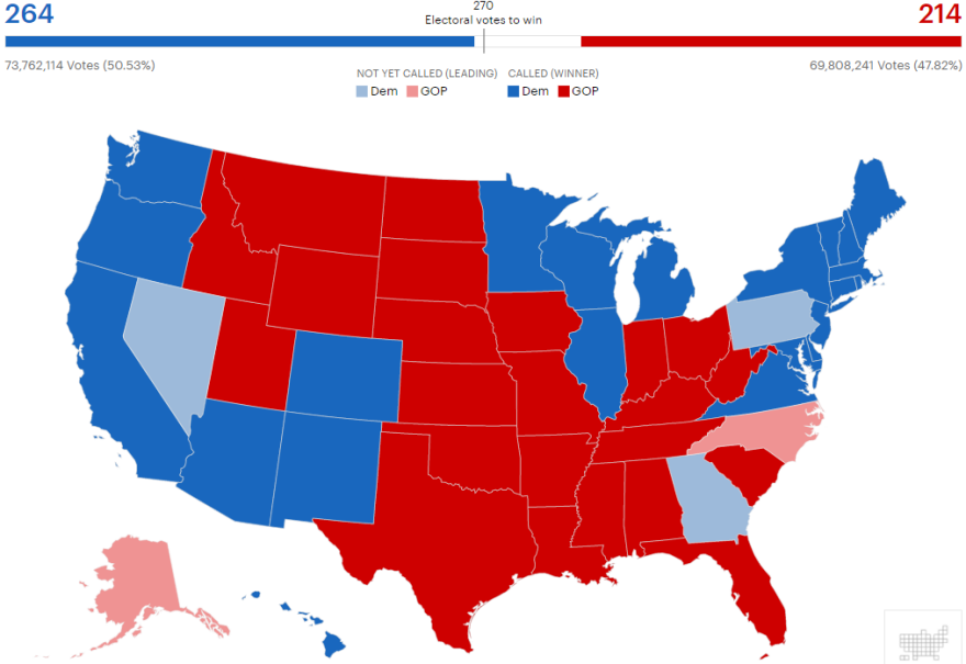 Αμερικανικές εκλογές: Διάγγελμα ετοιμάζει ο Μπάιντεν – Έτοιμος για νομικό «πόλεμο» ο Τραμπ