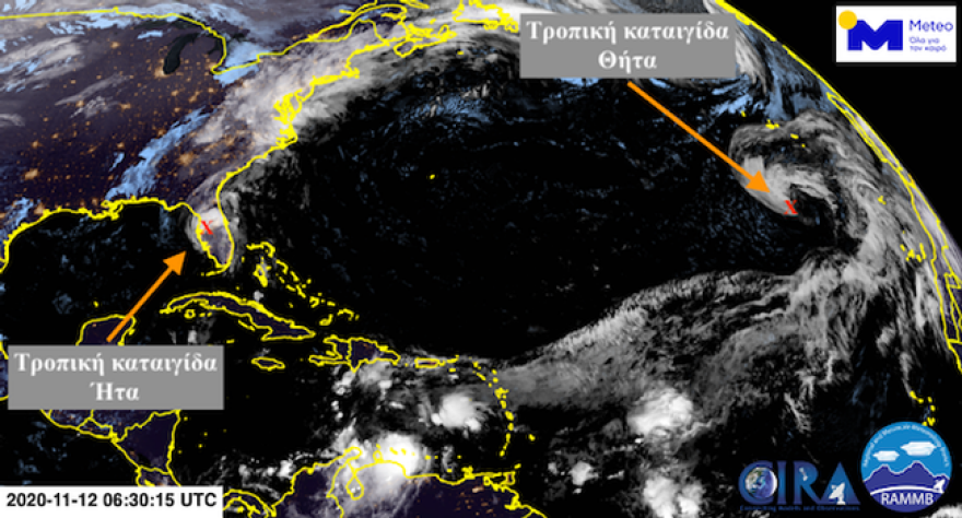 Καιρός: Ρεκόρ τροπικών κυκλώνων στον Ατλαντικό φέτος