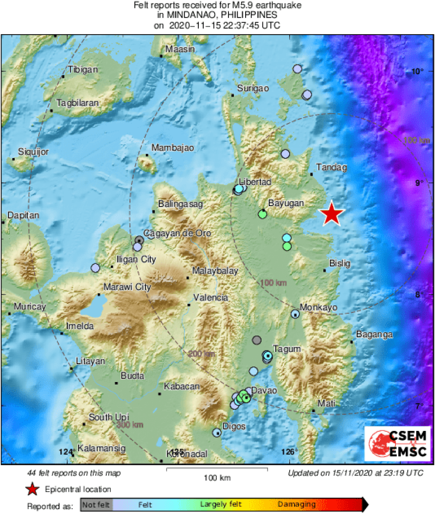 Ισχυρός σεισμός 5,9 Ρίχτερ στις Φιλιππίνες 