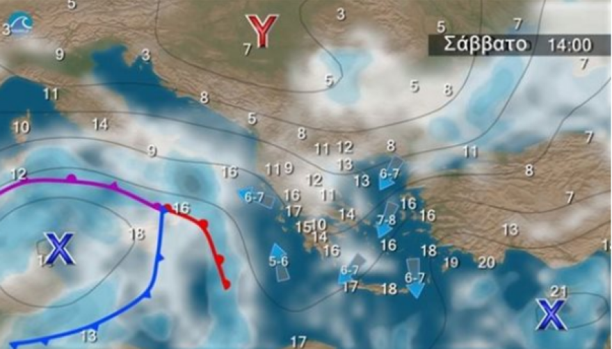 Καιρός: Ισχυρές καταιγίδες στο Αιγαίο - Επιμένει η κακοκαιρία με κρύο και χιόνια στα ορεινά 