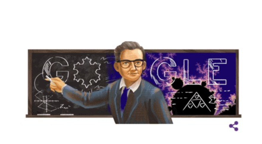 Μπενουά Μάντελμπροτ - Google Doodle: Το Google με doodle τιμά τον γαλλοαμερικανό μαθηματικό