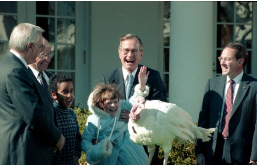 Δείτε βίντεο: Στο ξενοδοχείο οι γαλοπούλες των Ευχαριστιών - «Τρέχει» η ψηφοφορία για το ποια θα πάρει χάρη