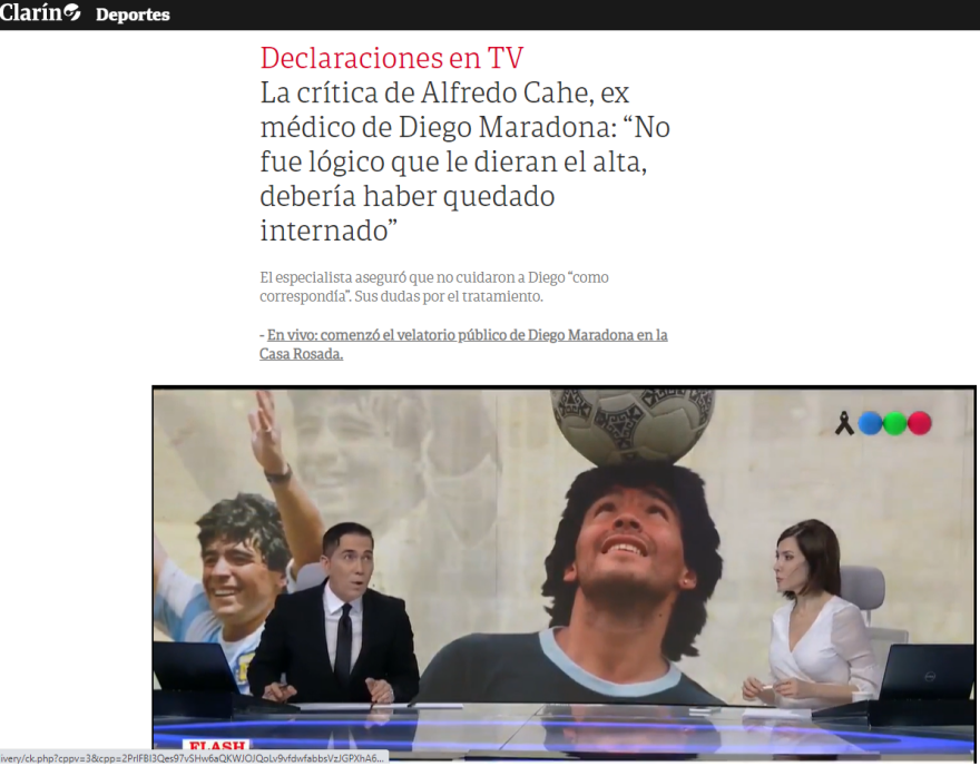 Ντιέγκο Μαραντόνα: Η Αργεντινή θρηνεί τον «θεό» της - «Μπορούσε να είχε σωθεί» καταγγέλλει ο δικηγόρος του