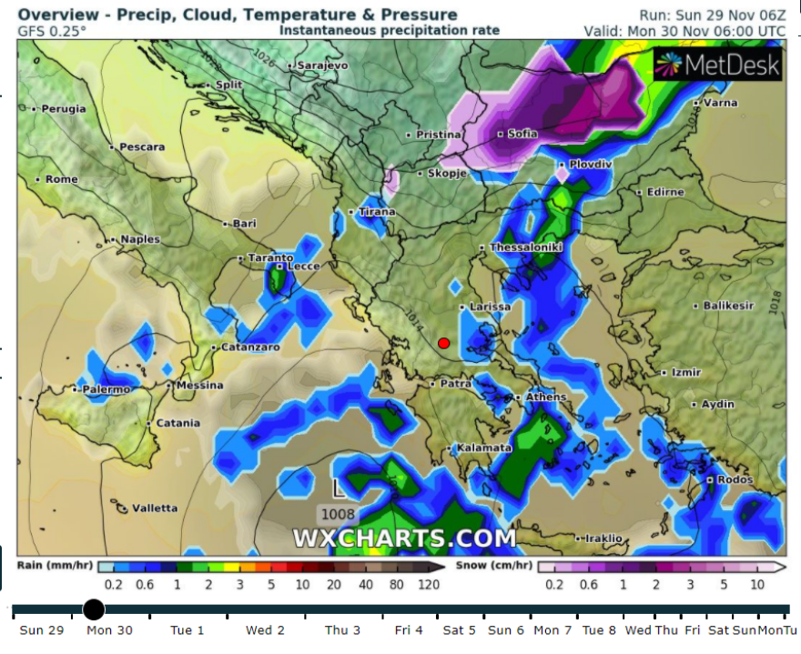 Καιρός: Κακοκαιρία στην Αττική με καταιγίδες και χιόνια στην Πάρνηθα - Κρύο στα βόρεια, 20άρια στην Κρήτη 