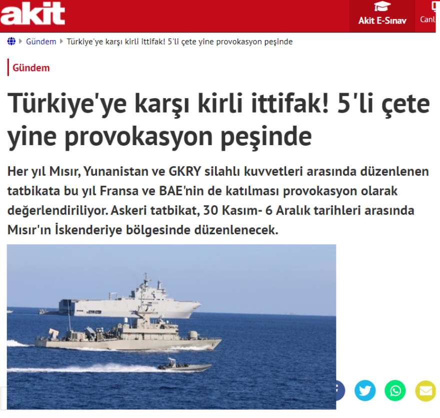 Τουρκία: Ρεπορτάζ για την «Μέδουσα 2020» με πλάνα που δείχνουν… Πάνο Καμμένο