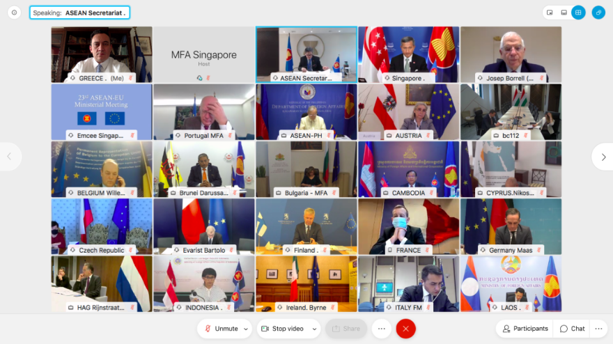 Σύνοδος ΕΕ - ASEAN: Η Ελλάδα μπορεί να αποτελέσει πύλη εισόδου στην Ευρώπη για τις χώρες της ΝA Ασίας