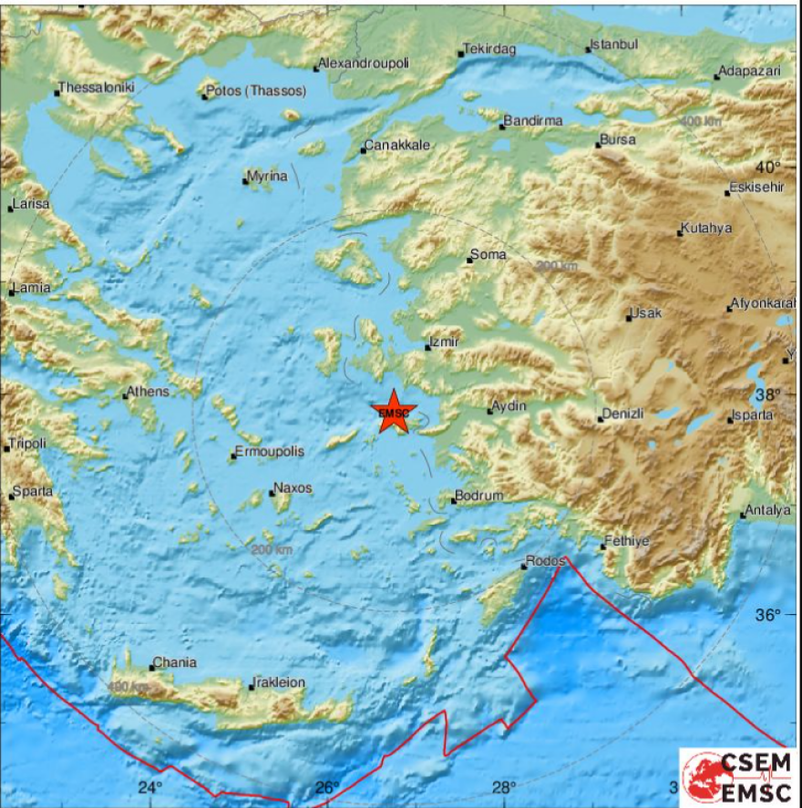 Σεισμός τώρα 3,8 Ρίχτερ στη Σάμο