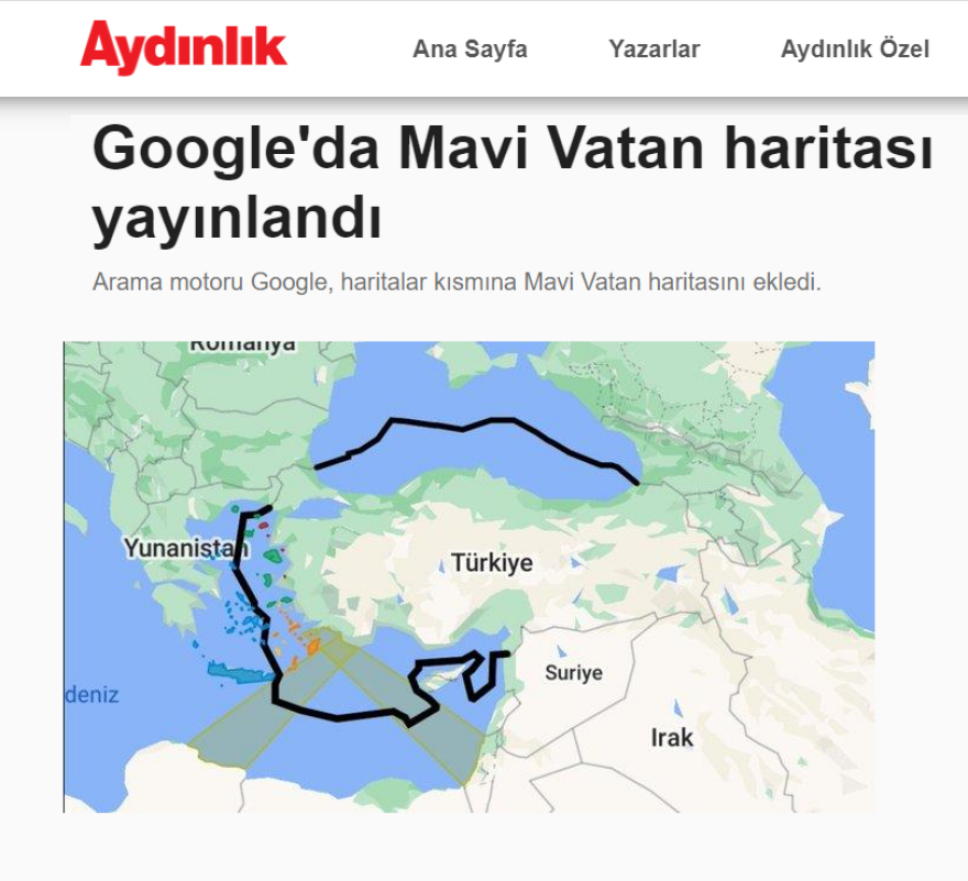 Online o χάρτης-πρόκληση της «Γαλάζιας Πατρίδας»