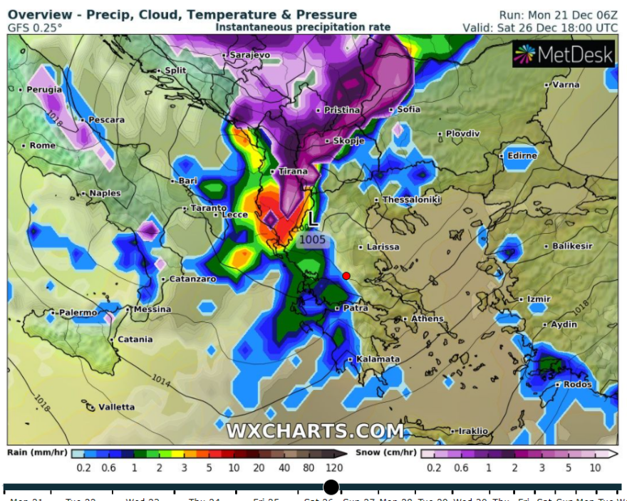 Καιρός: Ηλιοφάνεια  με άνοδο της θερμοκρασίας - Επιδείνωση μετά τα Χριστούγεννα