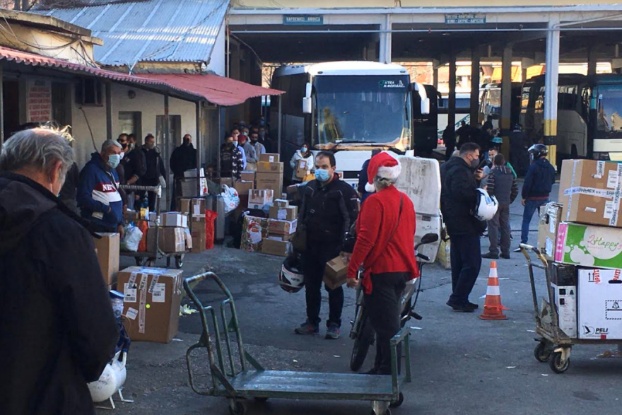 Αυξημένη η κίνηση για δέματα και σήμερα στα ΚΤΕΛ