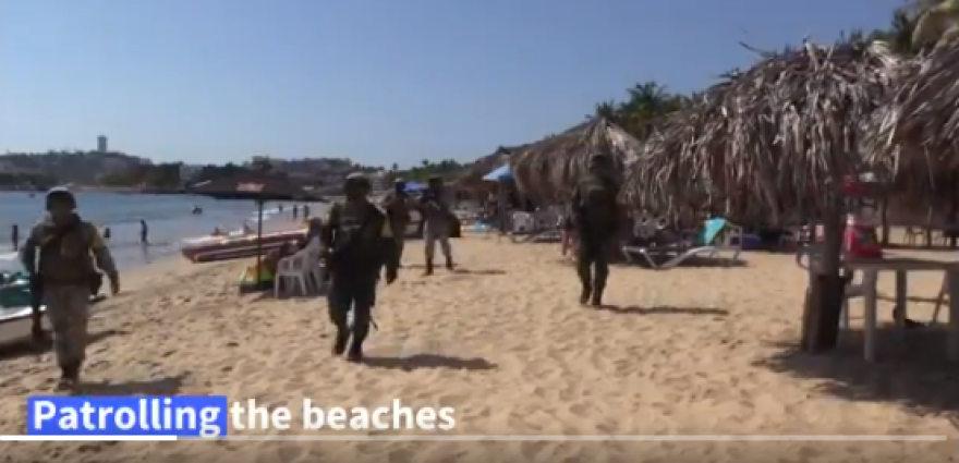 Μεξικό: Στρατός στις παραλίες του Ακαπούλκο για την τήρηση των μέτρων κατά του κορωνοϊού