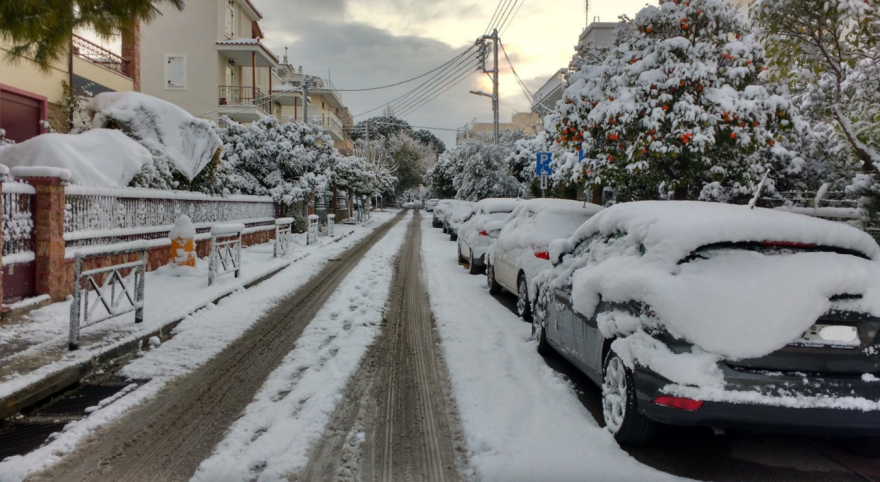 Καιρός: Η χιονισμένη Αθήνα πριν από δύο χρόνια  - Δείτε φωτογραφίες
