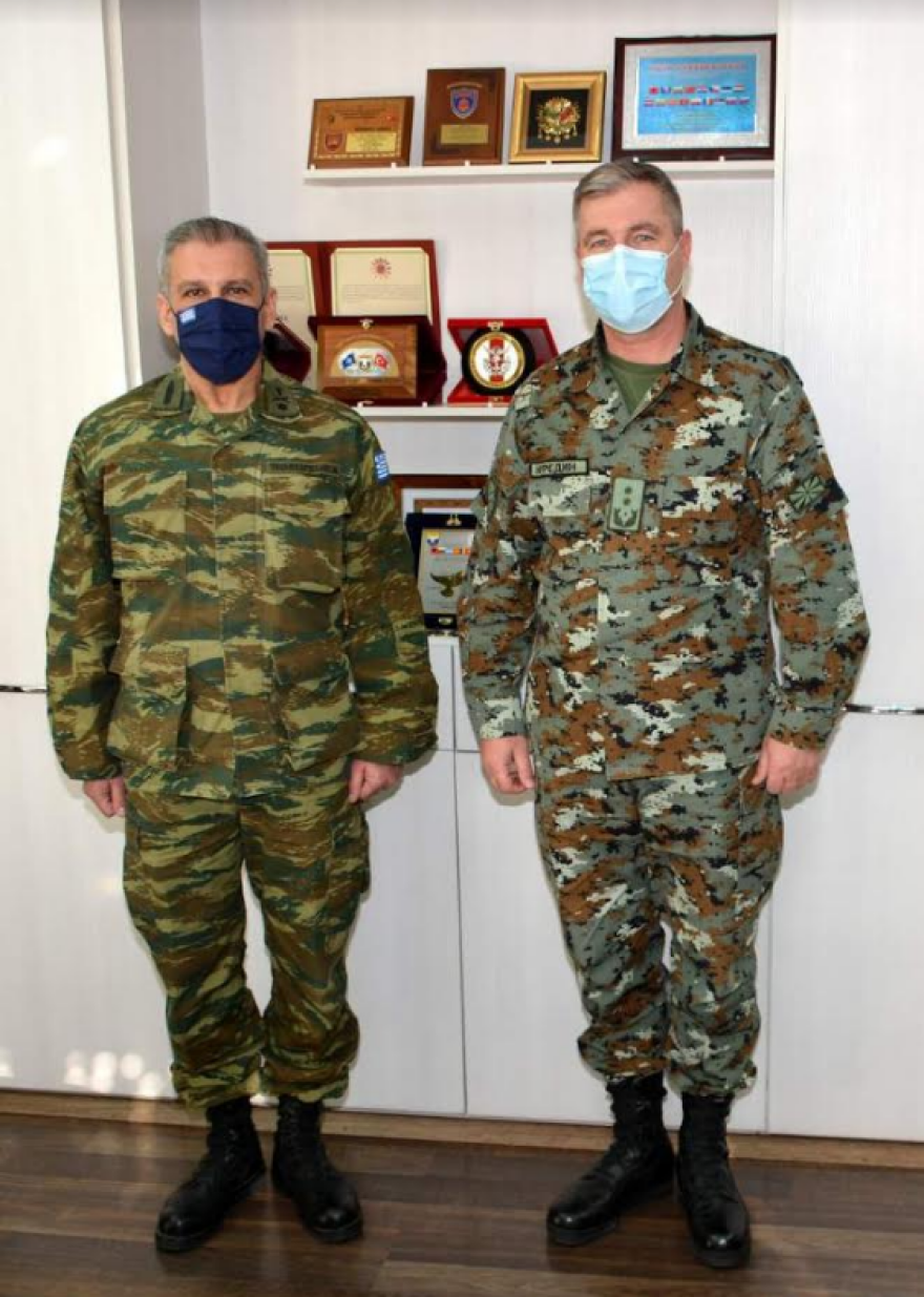 Επίσκεψη αντιπροσωπείας του ΓΕΕΘΑ στη Βόρεια Μακεδονία