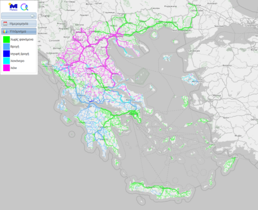 Καιρός στην Αθήνα: Βροχές ή χιονόνερο και χιόνια στα ορεινά από το βράδυ - Δείτε βίντεο