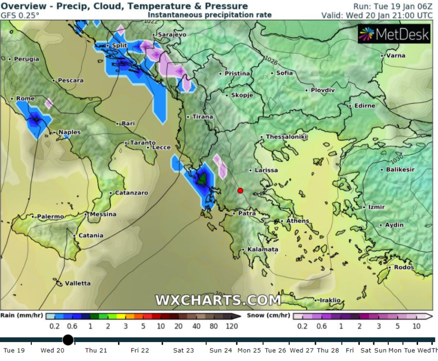 Καιρός: Ανεβαίνει η θερμοκρασία, πού θα βρέξει, χιονίσει - Δείτε χάρτες