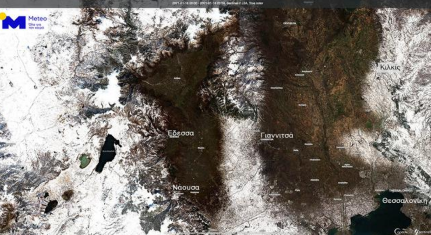 Καιρός - Κακοκαιρία Λέανδρος: Η χιονόπτωση σε Λήμνο - Κεντρική Μακεδονία, Λάρισα - Φωτογραφίες