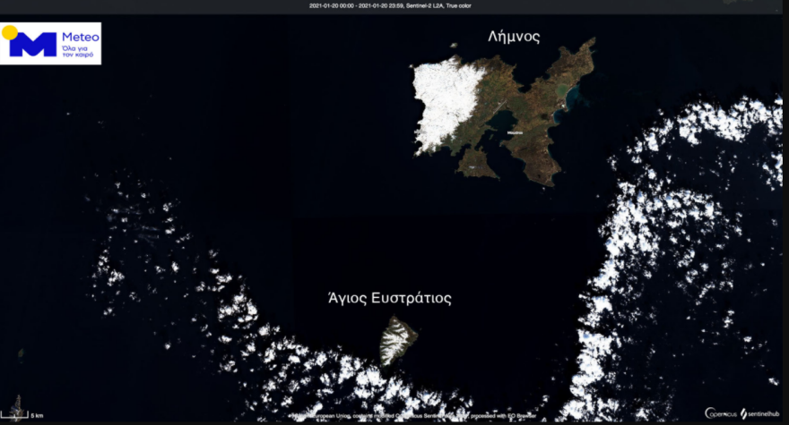 Καιρός - Κακοκαιρία Λέανδρος: Η χιονόπτωση σε Λήμνο - Κεντρική Μακεδονία, Λάρισα - Φωτογραφίες