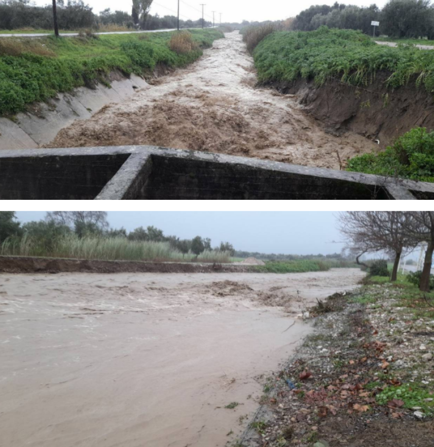 Καιρός: Σοβαρά προβλήματα από την κακοκαιρία σε Αγρίνιο, Ναύπακτο - Ισχυρές βροχοπτώσεις, «ποτάμια» οι δρόμοι