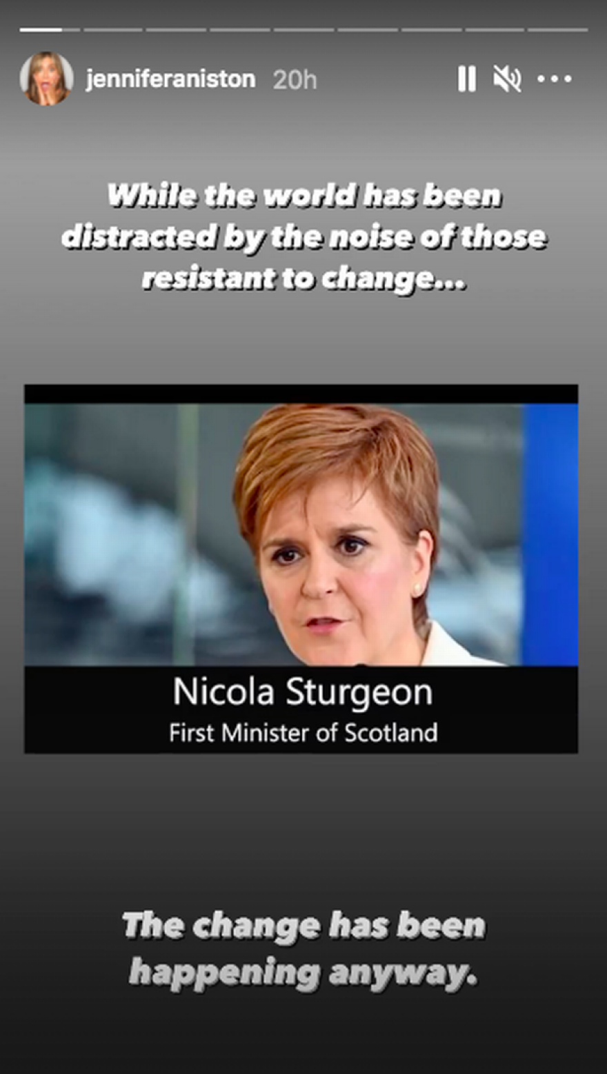 Τζένιφερ Άνιστον: Αποθεώνει την Κατερίνα Σακελλαροπούλου ως «γυναίκα που φέρνει την αλλαγή» 