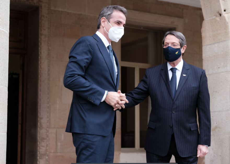 Δηλώσεις Αναστασιάδη - Μητσοτάκη: Η λύση στο Κυπριακό να μην αποκλίνει από τα ψηφίσματα του ΟΗΕ