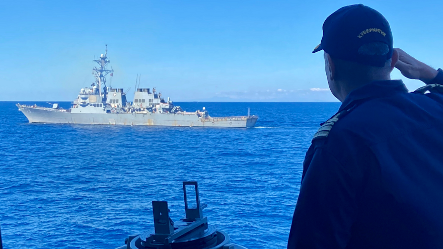 Ελληνικά πλοία και αεροσκάφη έκαναν συνεκπαίδευση με πλοίο των ΗΠΑ