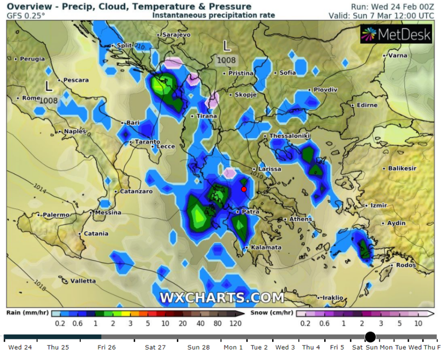Καιρός: Κακοκαιρία από την Κυριακή με πτώση της θερμοκρασίας - Δείτε χάρτες και βίντεο
