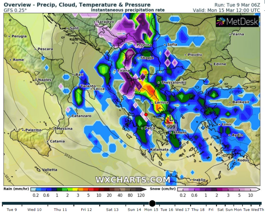 Καιρός - Καθαρά Δευτέρα: Διαδοχικές κακοκαιρίες από εβδομάδα - Δείτε βίντεο και χάρτες