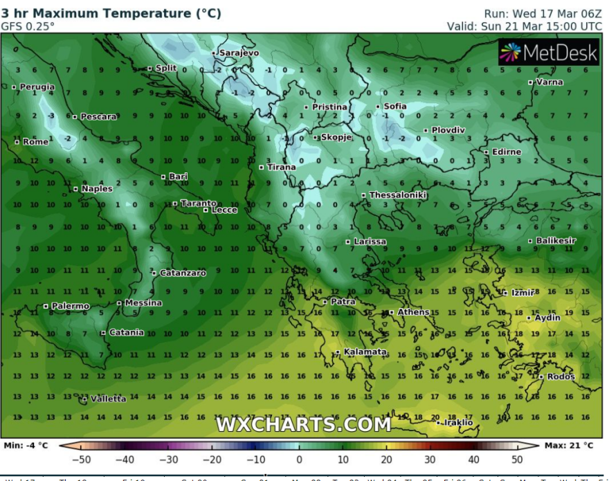 Καιρός: Άστατος με ήλιο, βροχές και κρύο - «Άνοιξη» το Σαββατοκύριακο