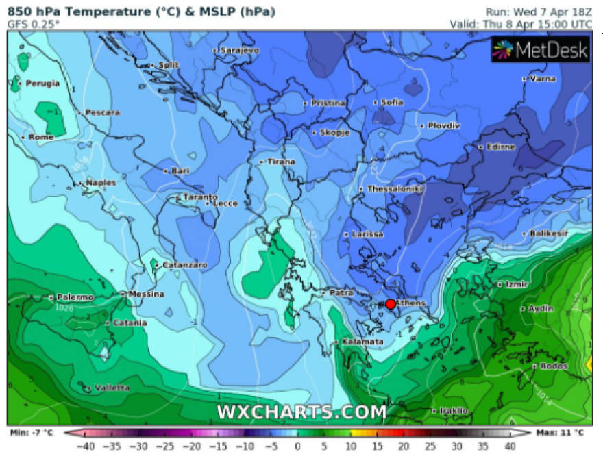 Καιρός: Η κακοκαιρία εξπρές σε χάρτες - Χιόνια στα βόρεια και χαμηλές θερμοκρασίες σε όλη τη χώρα