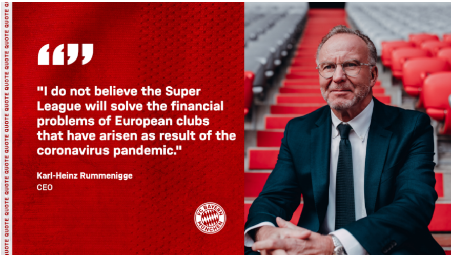 Επίθεση Ρουμενίγκε κατά ESL: «Δεν πιστεύω ότι θα λύσει τα οικονομικά προβλήματα των συλλόγων»