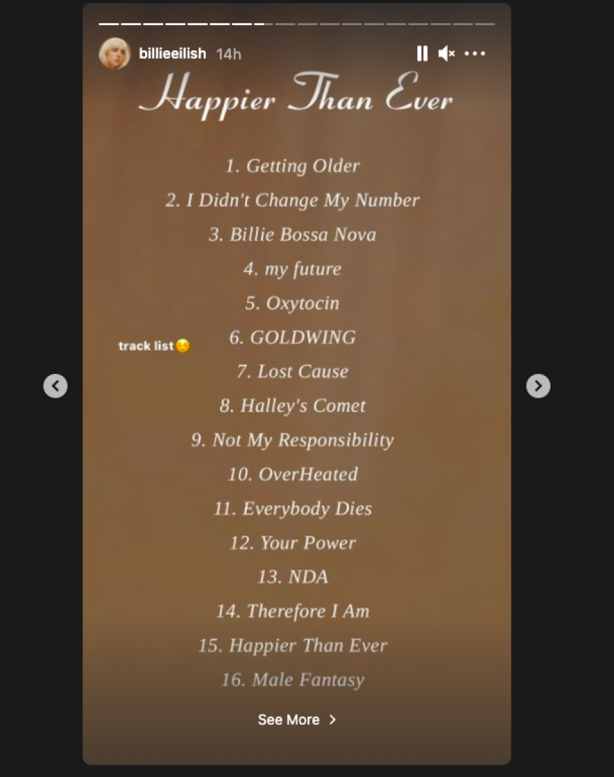 Μπίλι Άιλις: Ανακοίνωσε την κυκλοφορία του νέου της άλμπουμ «Happier Than Ever»