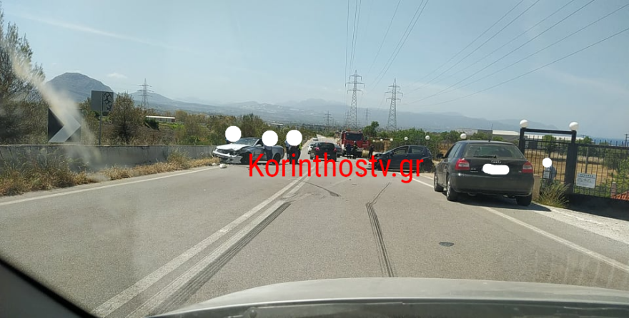 Κόρινθος: Σοβαρό τροχαίο κοντά στο πεδίο βολής - Δύο τραυματίες
