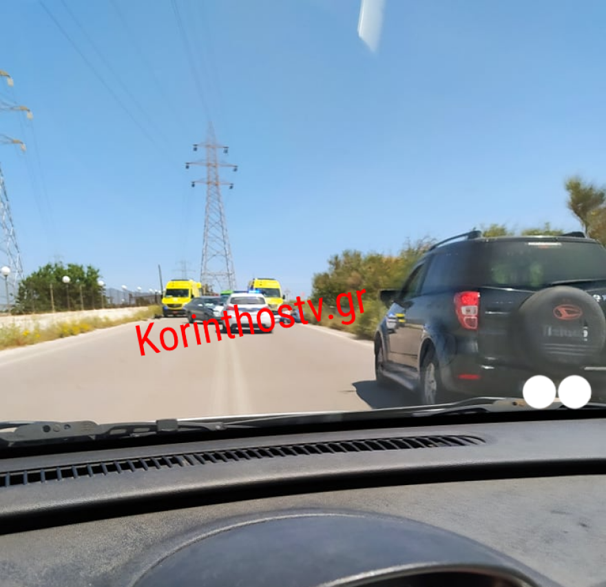 Κόρινθος: Σοβαρό τροχαίο κοντά στο πεδίο βολής - Δύο τραυματίες