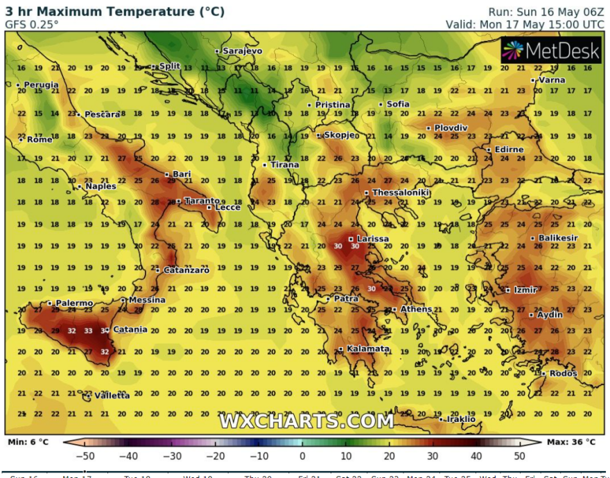 Καιρός: Ανεβαίνει η θερμοκρασία σήμερα, πού θα αγγίξει τους 30 βαθμούς - Βίντεο, χάρτες