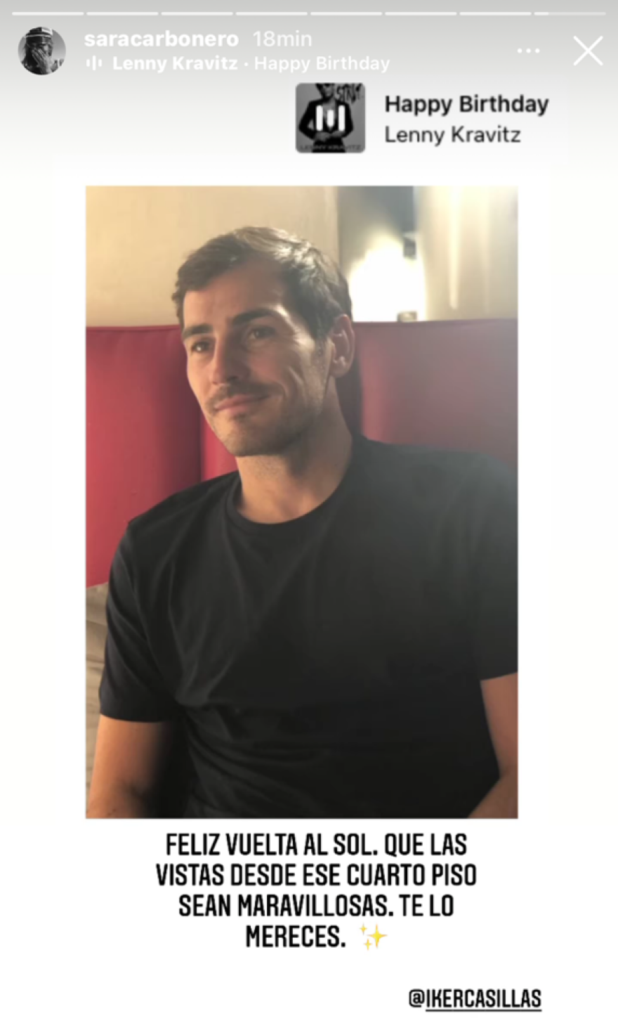 Κασίγιας: Οι ευχές της Σάρα Καρμπονέρο για τα γενέθλιά του