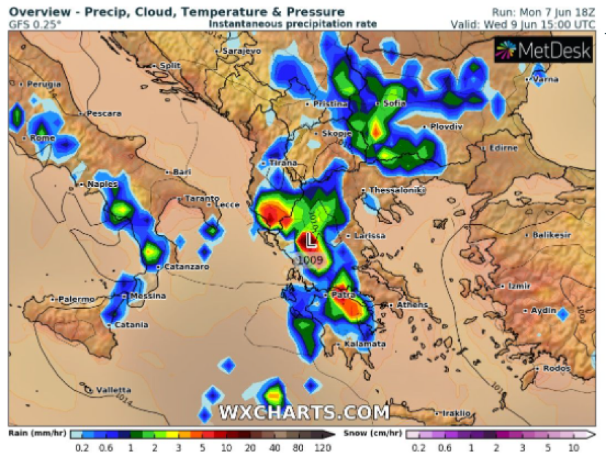 Έκτακτο δελτίο επιδείνωσης σε ισχύ: Δείτε σε ποιες περιοχές τα φαινόμενα θα είναι έντονα