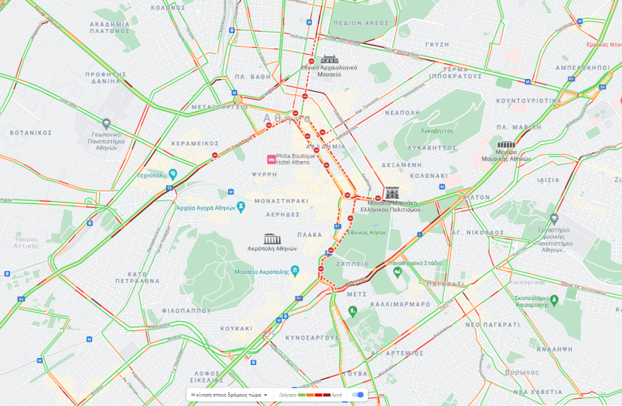 Ολοκληρώθηκαν οι απεργιακές συγκεντρώσεις: Ανοίγουν σταδιακά οι δρόμοι - Live εικόνα 