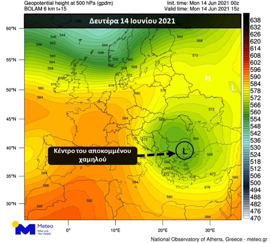 Καιρός σήμερα - Νέοι χάρτες του meteo: Καταιγίδες με χαλάζι σε Μακεδονία, Θράκη και ανατολικό Αιγαίο  