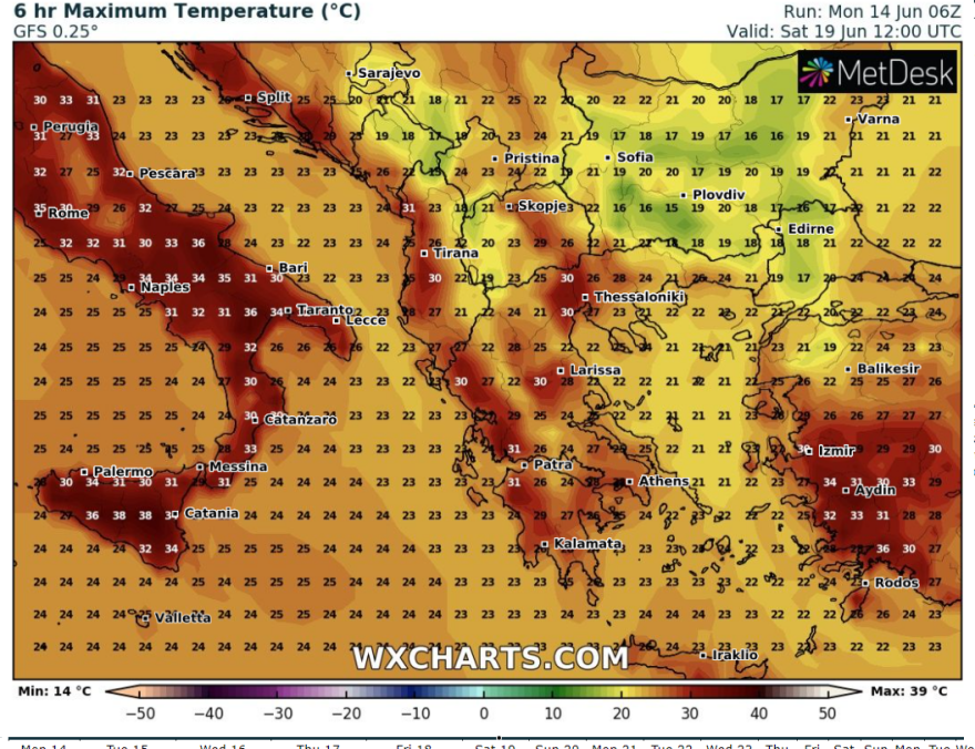 Αγίου Πνεύματος: Τι καιρό θα έχουμε το τριήμερο - Χάρτες με τις πρώτες εκτιμήσεις