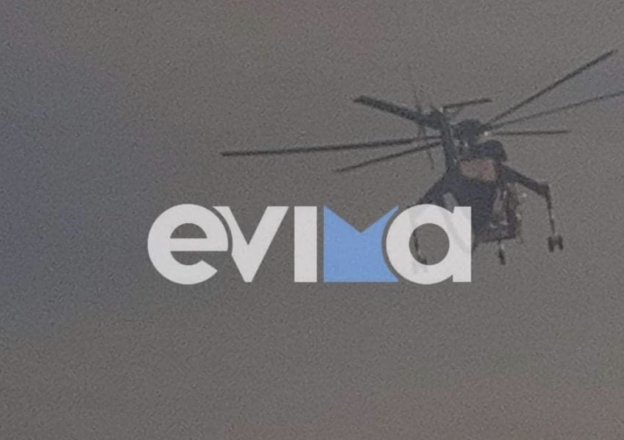 Εύβοια: Μεγάλη φωτιά μεταξύ Πηλίου - Μαντουδίου