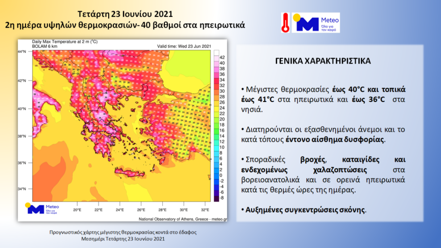 Καιρός - Καύσωνας: Ποιες πόλεις της χώρας πλήττει από σήμερα -  Με τι θερμοκρασίες θα μπει ο Ιούλιος
