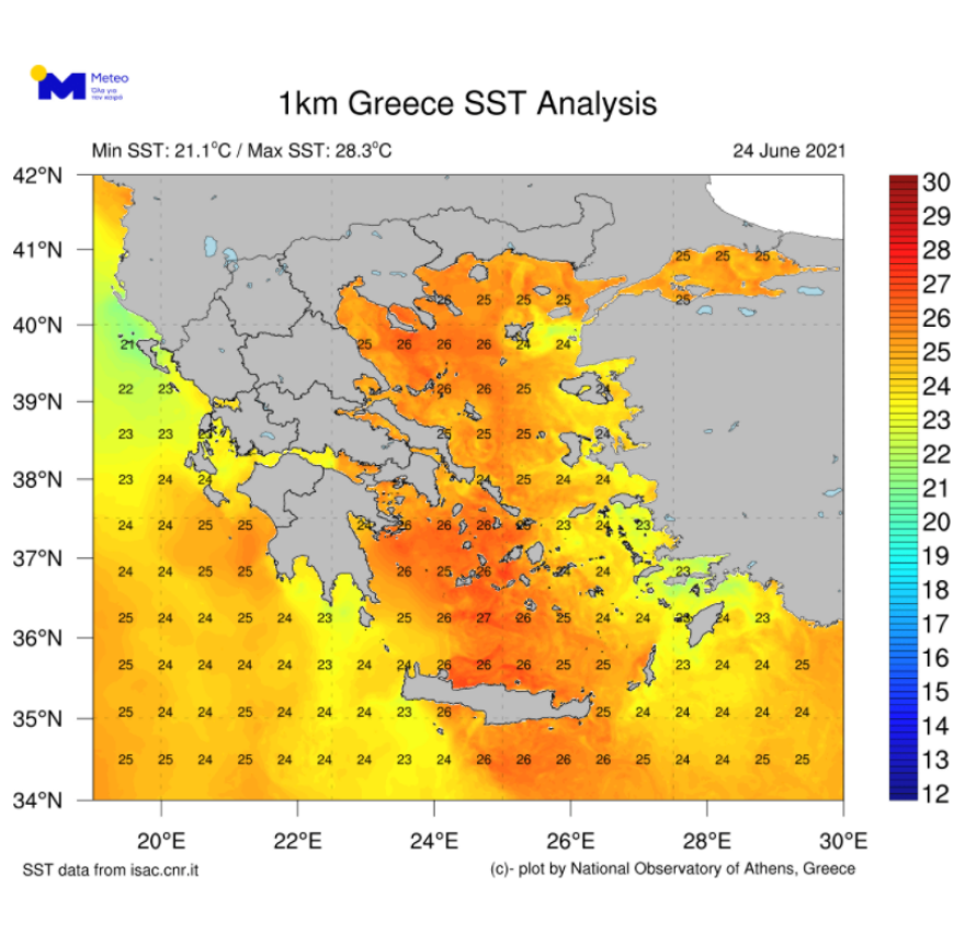 Καιρός: Καύσωνας με 42άρια σήμερα και σκόνη από την Αφρική - Νέοι χάρτες και βίντεο 