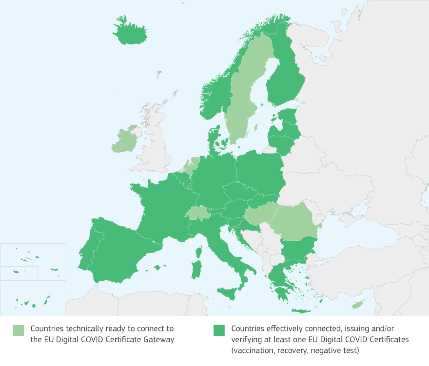 Ψηφιακό πιστοποιητικό εμβολιασμού: Πρεμιέρα για τις μετακινήσεις στην Ευρώπη