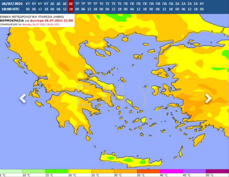 Καιρός: «Καμίνι» από την Τετάρτη η χώρα - Δείτε πού θα «σκαρφαλώσει» ο υδράργυρος