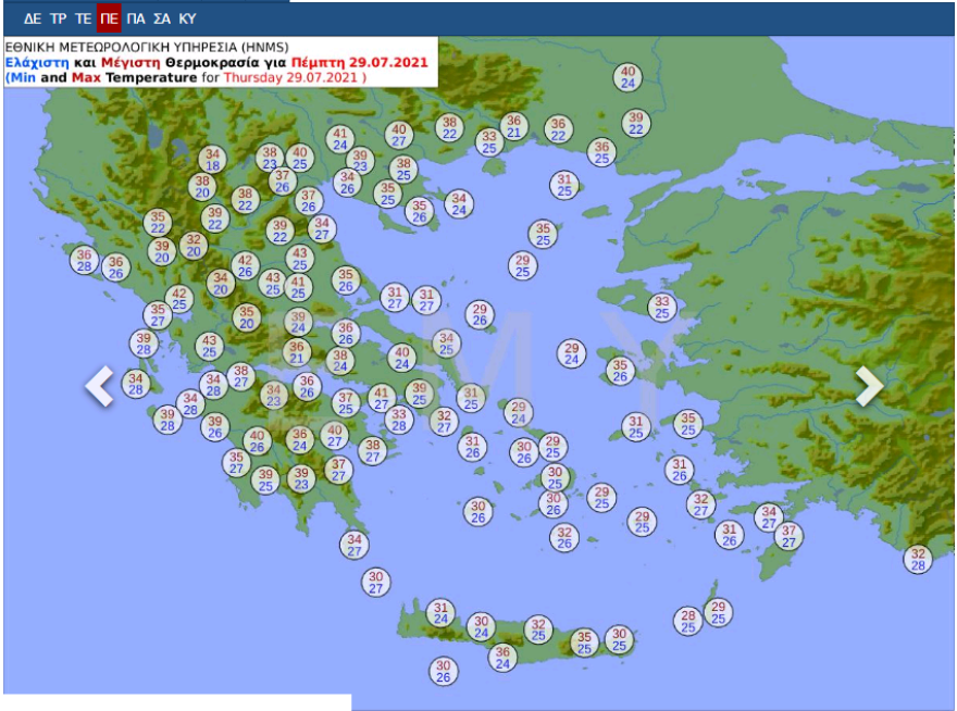 Καιρός - Έρχεται δεκαήμερος καύσωνας με έως και 43 βαθμούς - Συνολάκης: Περιμέναμε τέτοια φαινόμενα μετά το 2040