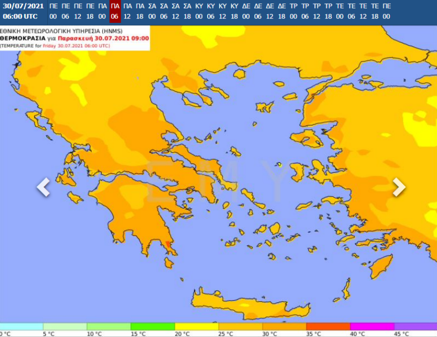 Καιρός: «Καμίνι» η χώρα - Σε ποιες περιοχές θα «κτυπήσει» 43 βαθμούς ο υδράργυρος - Αναλυτικοί χάρτες