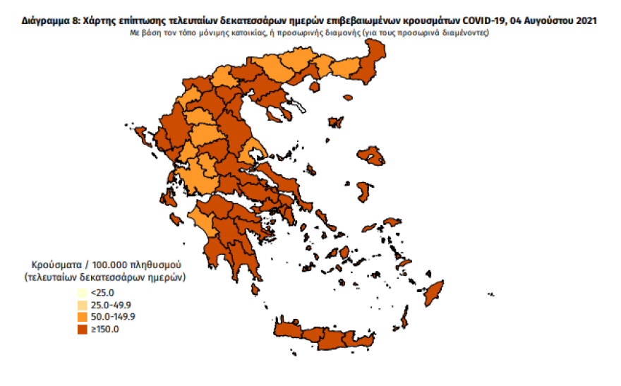 Κορωνοϊός: Στα 2.856 τα νέα κρούσματα - 192 οι διασωληνωμένοι, 16 θάνατοι