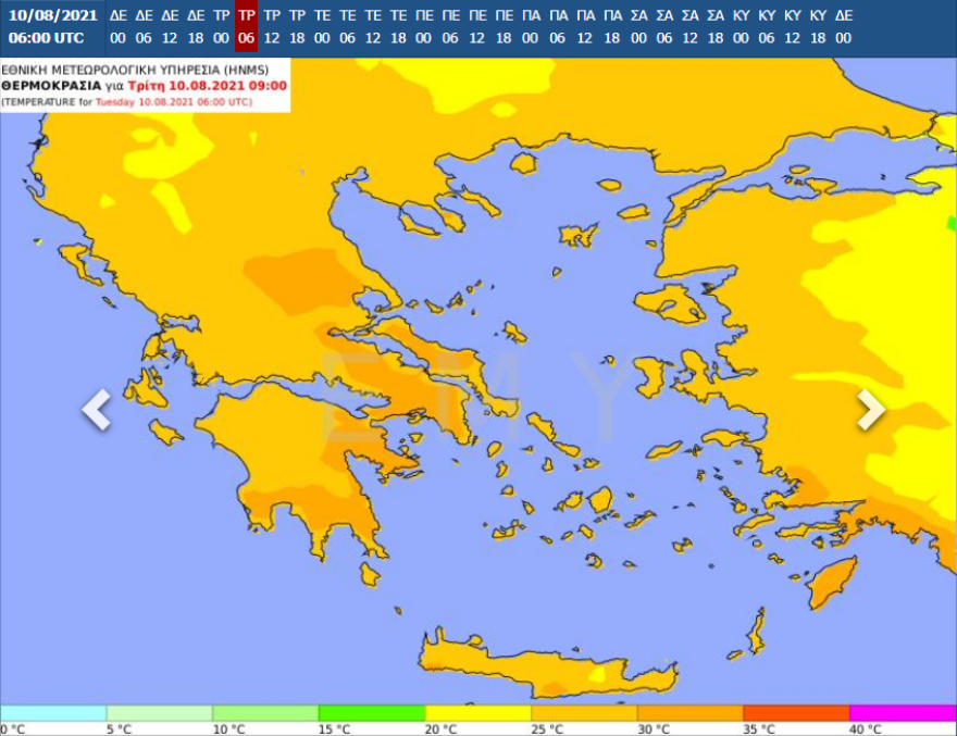 Καιρός: Διήμερο καύσωνα με 42άρια στα ηπειρωτικά και σκόνη από τη Σαχάρα - Νέοι χάρτες του meteo με τις θερμοκρασίες