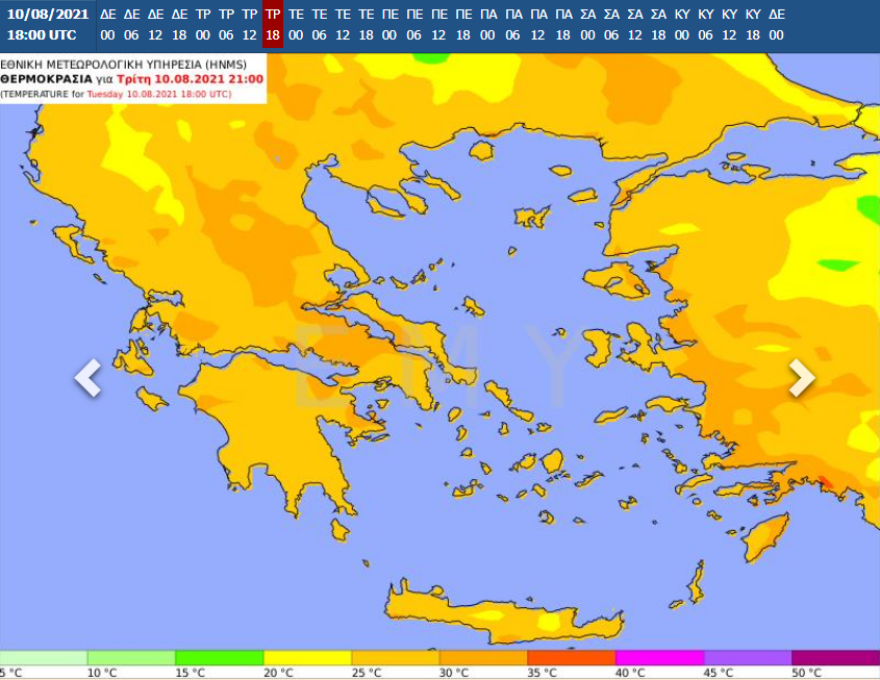Καιρός: Διήμερο καύσωνα με 42άρια στα ηπειρωτικά και σκόνη από τη Σαχάρα - Νέοι χάρτες του meteo με τις θερμοκρασίες